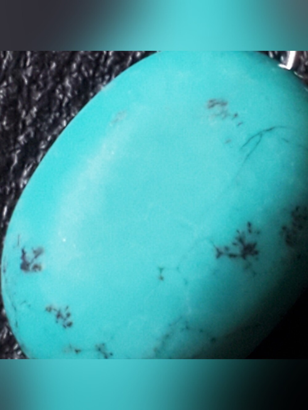 VTG Celebrity NY Rare Natural Light Evans Turquoise Statement Necklace Boho Chic
